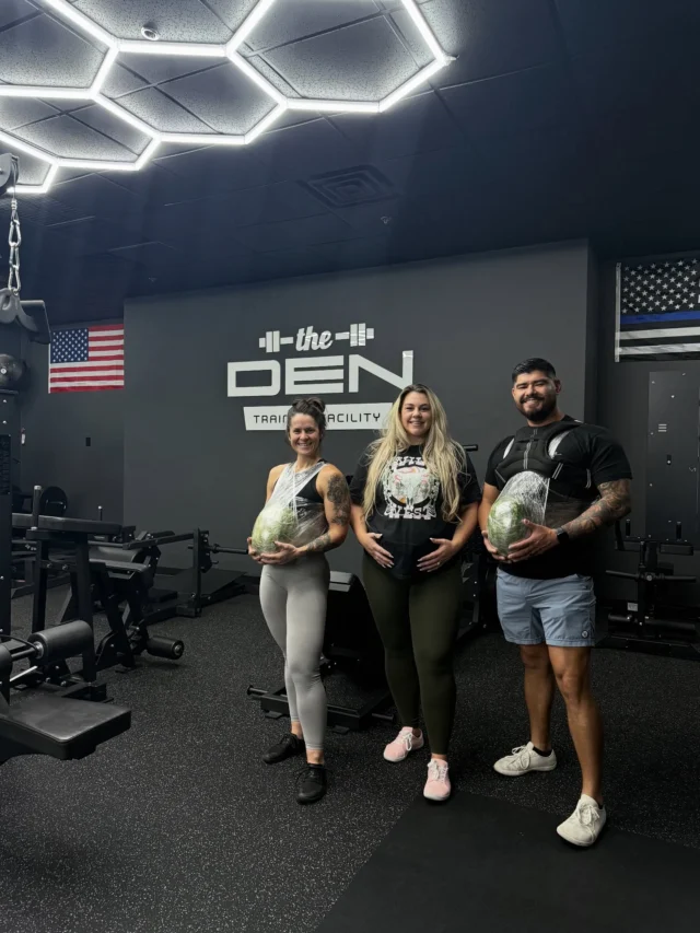 5 years of training together and now I get to see Sierra step into her strongest role yet—mom life!  She showed up today with watermelons for her husband and me to “train with”😂 … safe to say we’ve officially upgraded our equipment at The Den.  Grateful for her energy, her humor, and the friendship we’ve built over the years. 🫶🏻