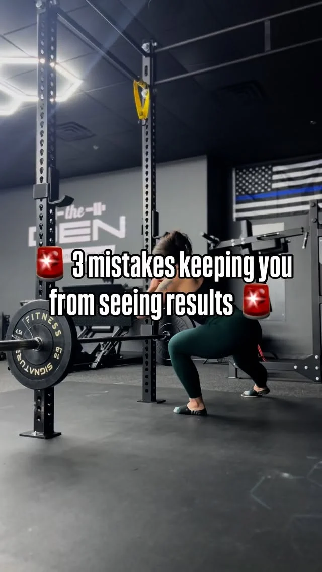 🚨 3 Mistakes Keeping You From Seeing Results 🚨  If you’ve been putting in the work but not seeing the progress you want, chances are you’re making one (or all) of these mistakes:  1️⃣ Following random workouts you find online → no structure, no progression, no real results. 2️⃣ Guessing on nutrition → “eating healthy” isn’t the same as eating for YOUR goals. 3️⃣ Going at it alone → without accountability, it’s too easy to skip workouts or fall off track.  The good news? You don’t have to keep spinning your wheels. My online coaching gives you the workouts, nutrition guidance, and accountability you need—no guesswork, just results.  👉 If you are FINALLY ready to invest in yourself and invest in your goals, let’s book a call and chat! Let me write the plan so you just do the work!